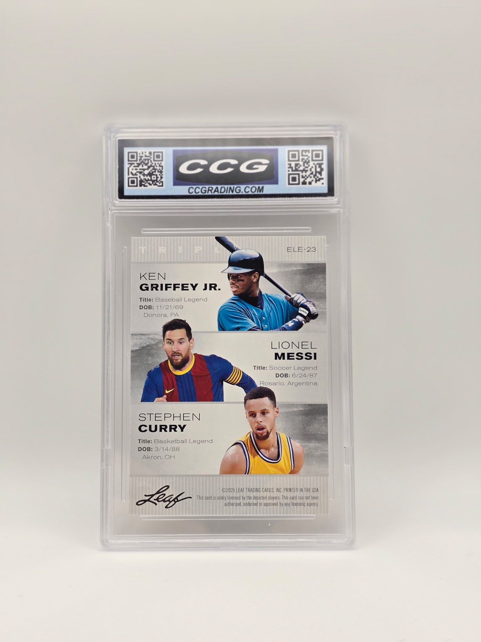 ken/Lionel/Stephen CCG Graded Dem Mint 10 Graded Slab