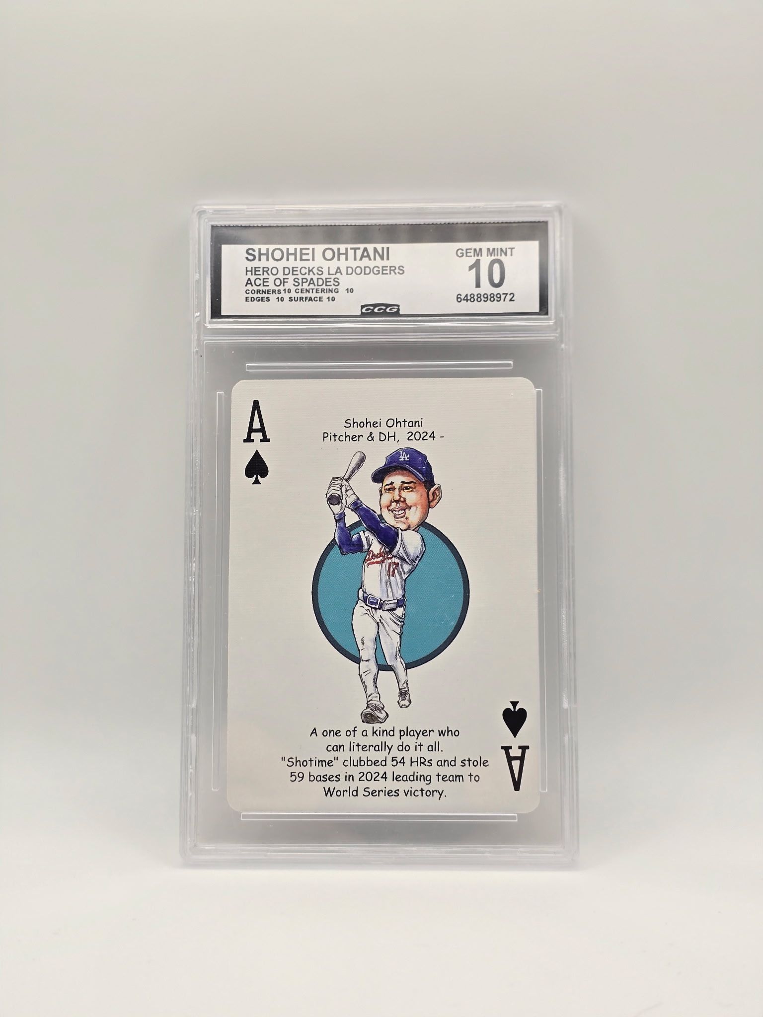 Shohei Ohtani CCG  Gem Mint 10  Graded Slab