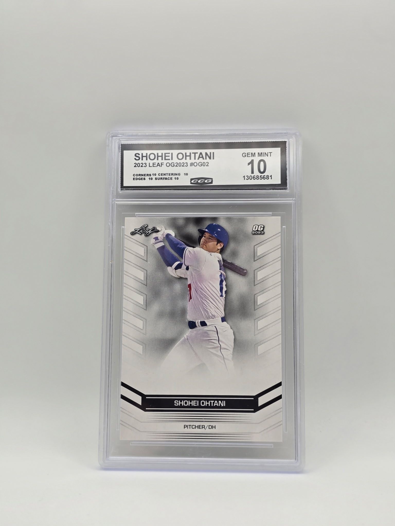 Shohei Ohtani #OG02 CCG  Gem Mint 10  Graded Slab
