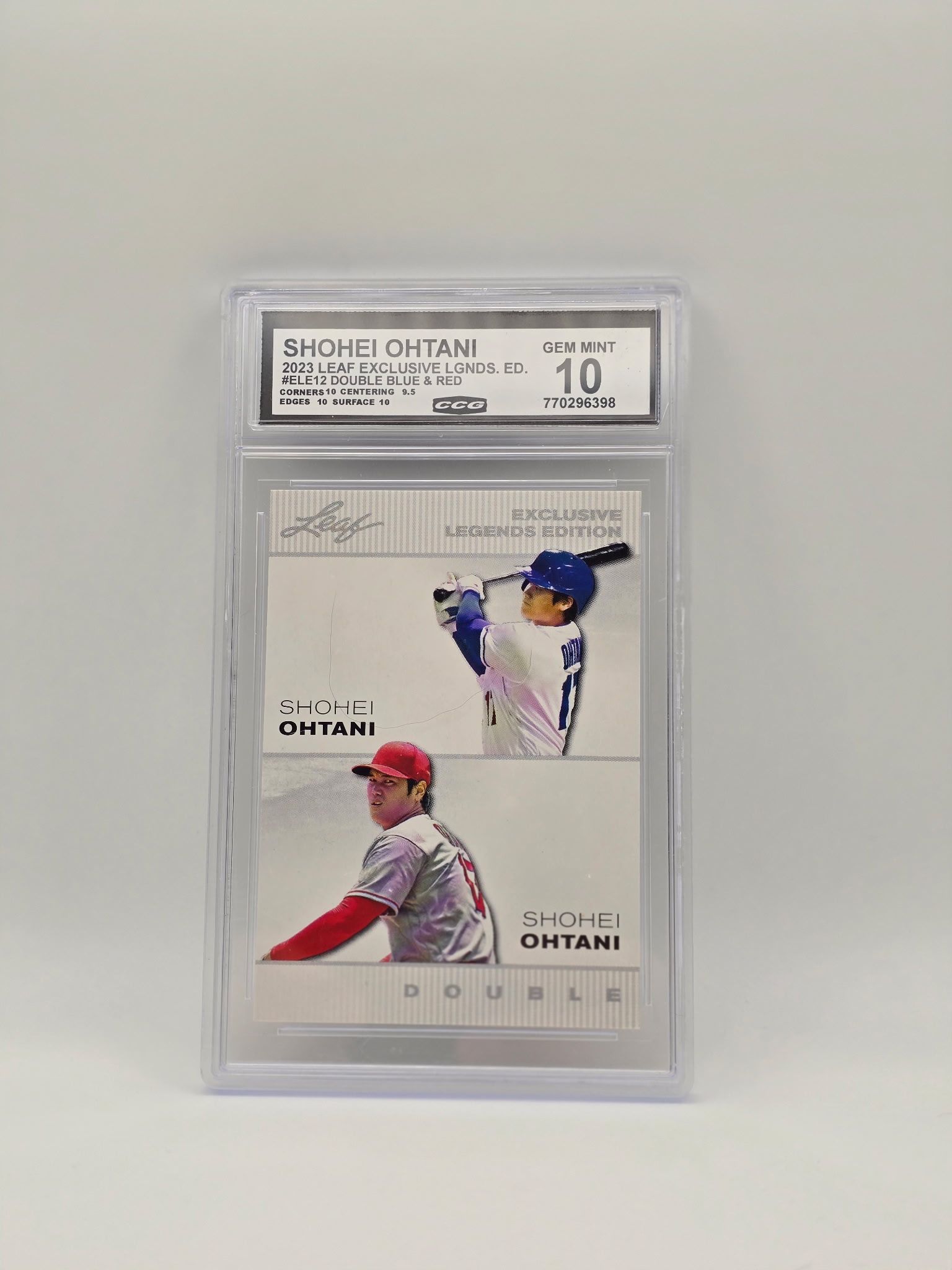 Shohei Ohtani #ELE12 CCG  Gem Mint 10  Graded Slab