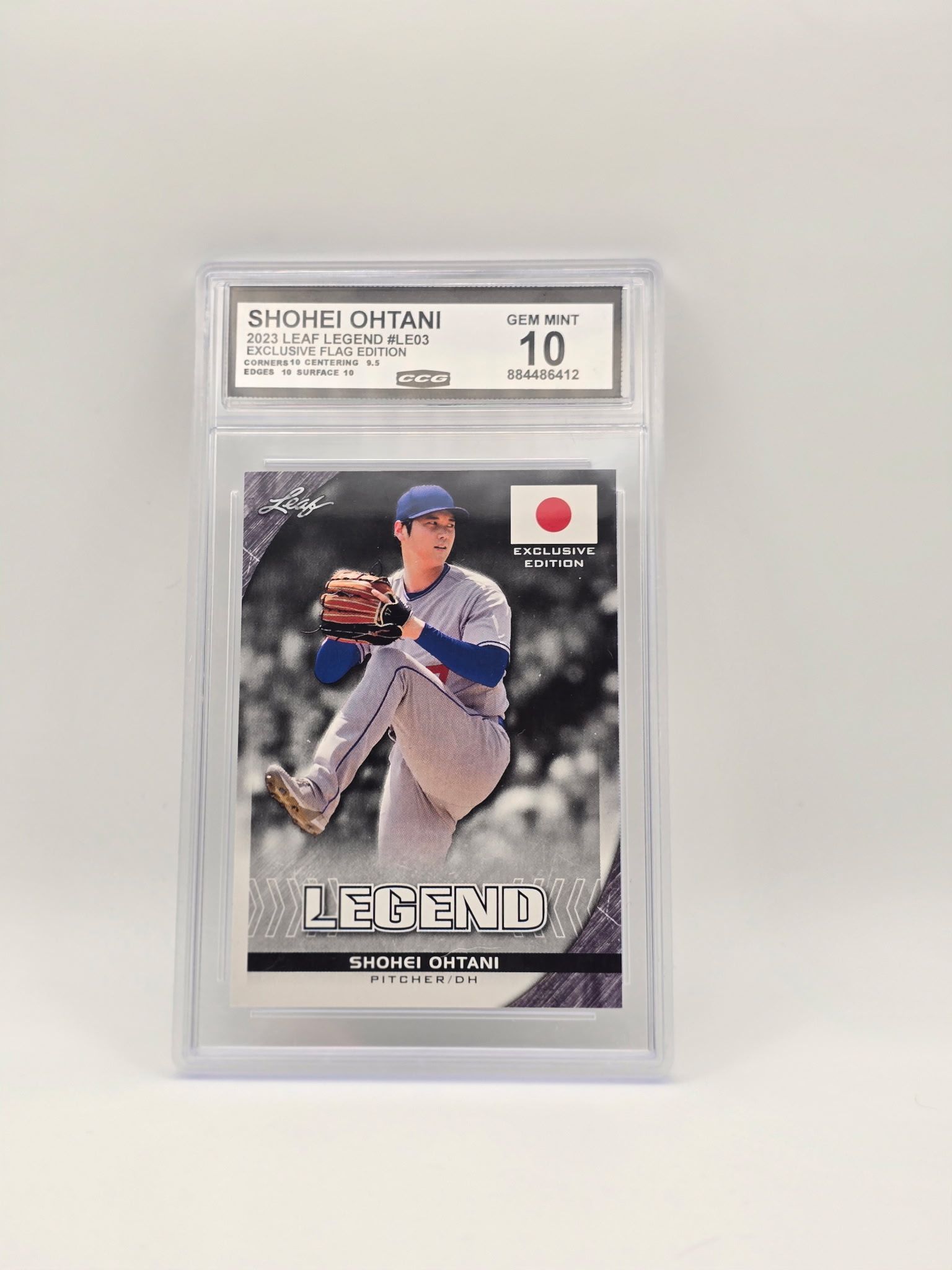 Shohei Ohtani #LE03 CCG  Gem Mint 10  Graded Slab