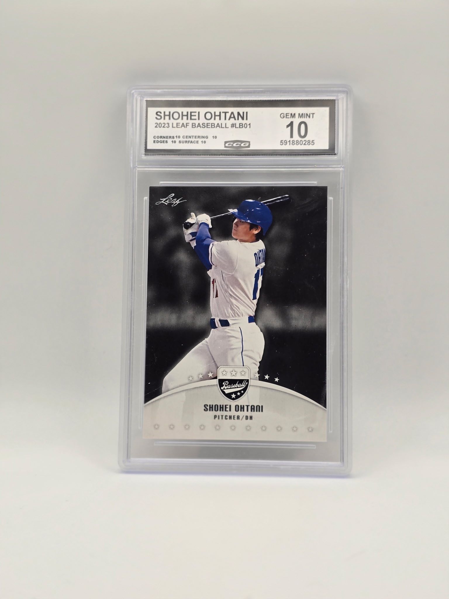 Shohei Ohtani #LB01 CCG  Gem Mint 10  Graded Slab