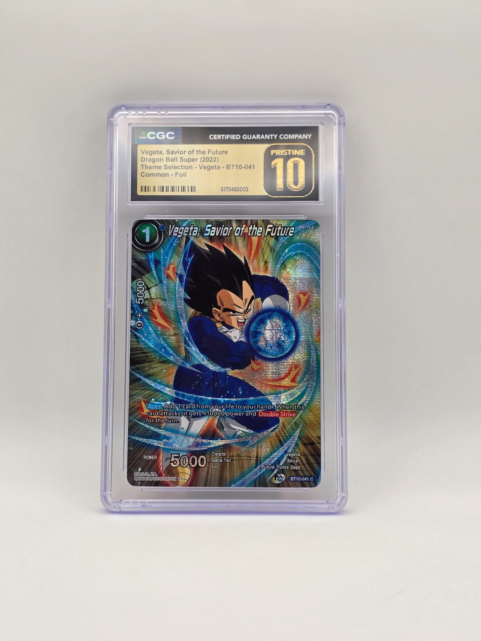 VEGETA BT10-041 CGC PRISTINE 10