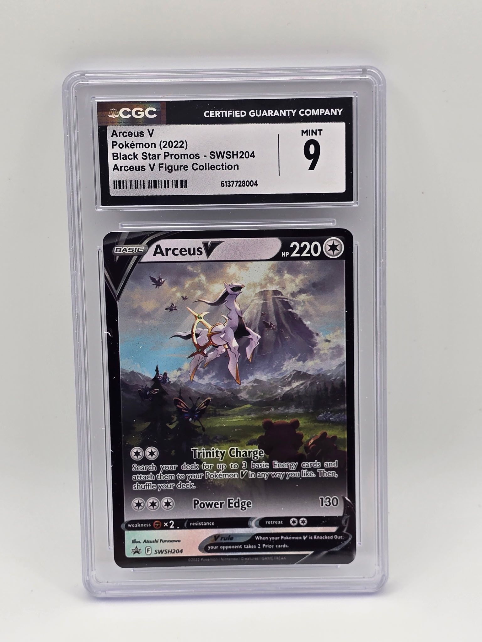 Arceus V SWSH204 Sword & Shield Promo Holo Eng 2022 CGC 9