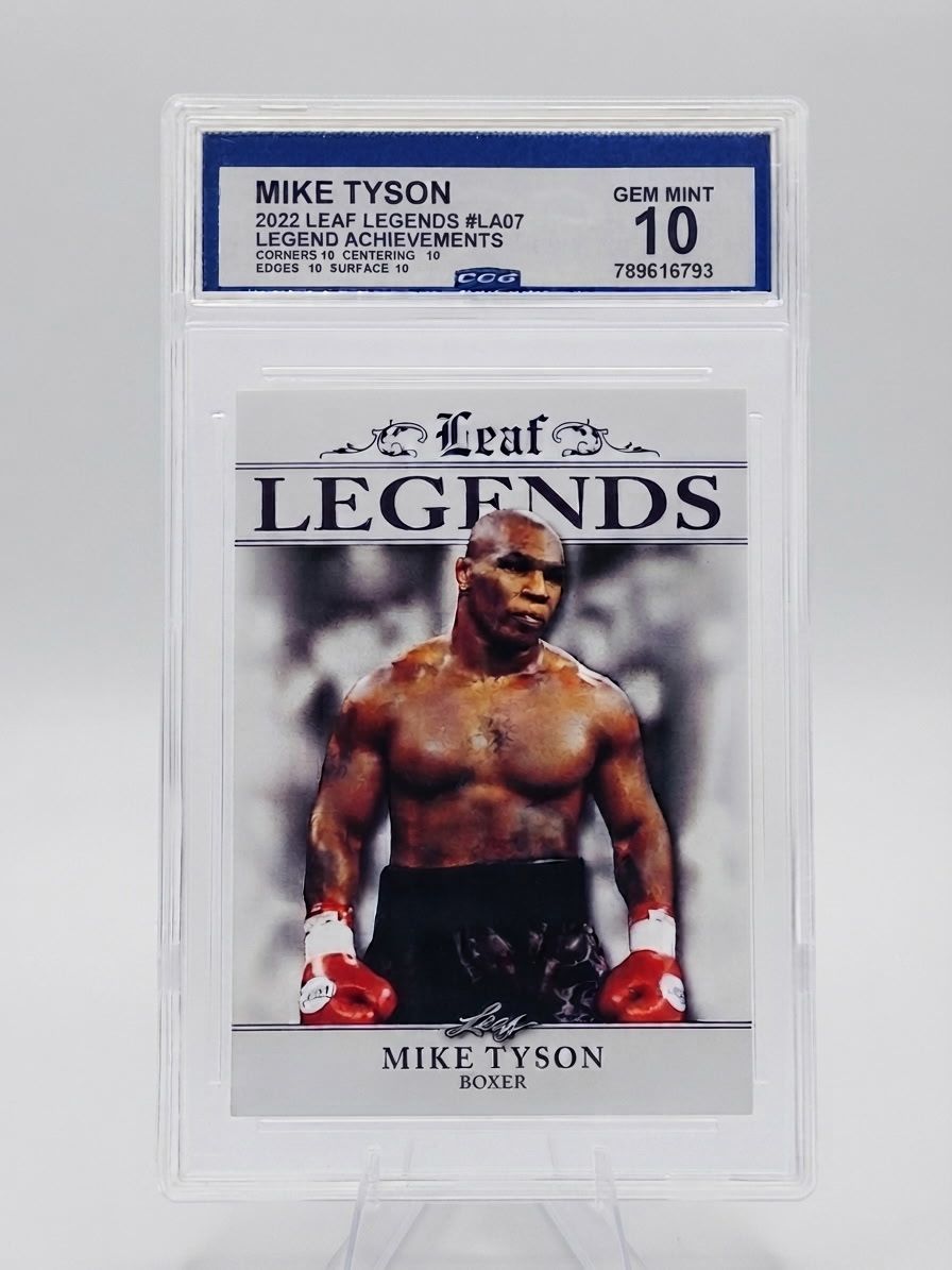 Mike Tyson 2022 Leaf Legends #LA07 CCG Gem Mint 10