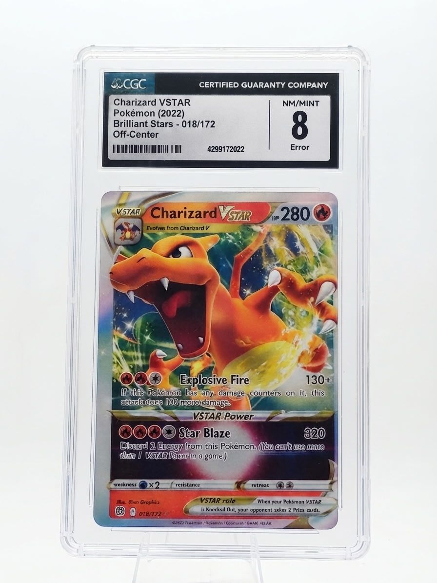Charizard Star Brilliant Stars 018-172 CGC 8