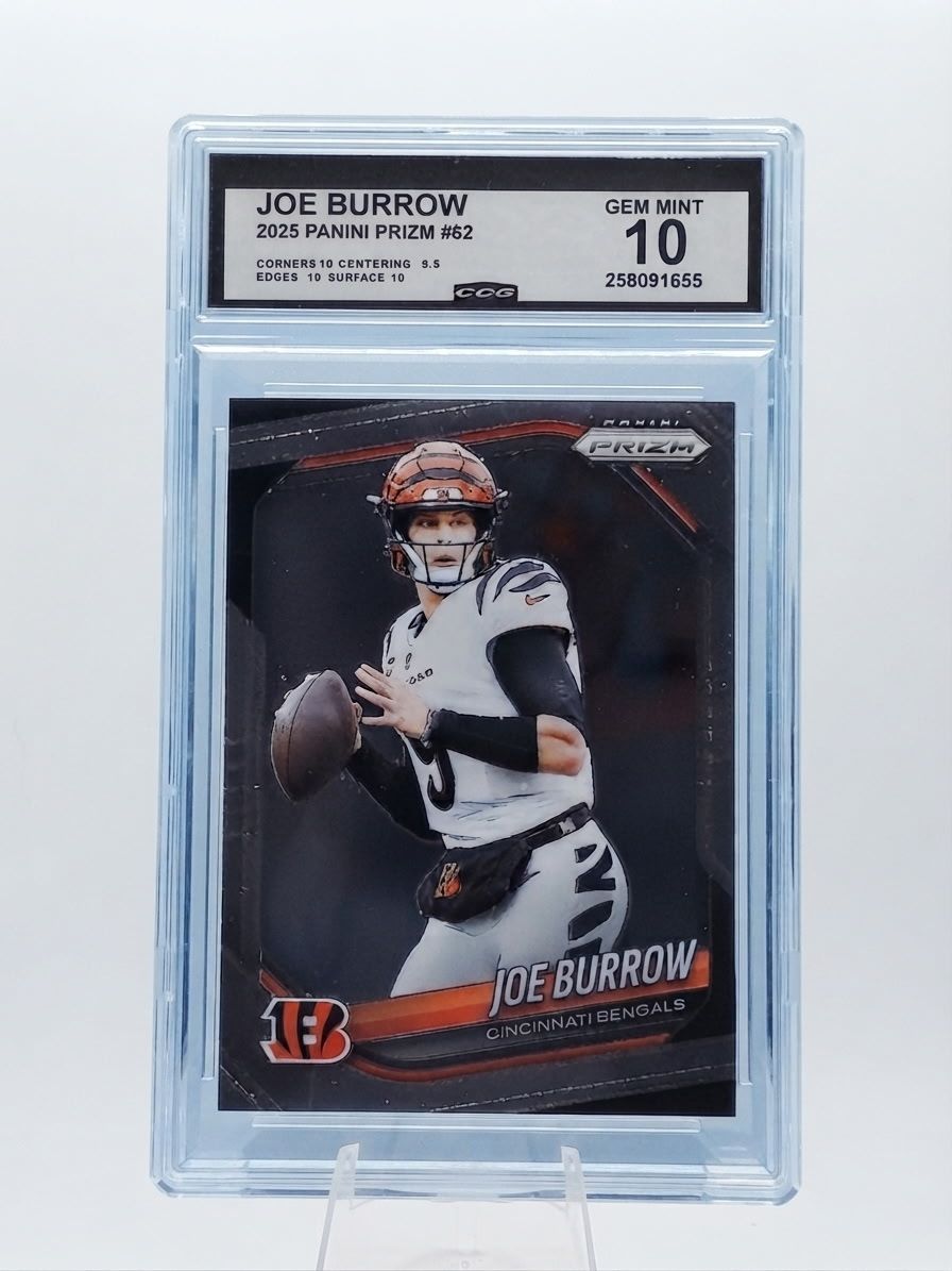 Joe Burrow 2025 Panini Prizm #62 CCG Gem Mint 10