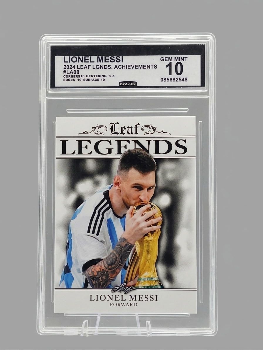 Lionel Messi 2024 Leaf Legends #LA08 CCG Gem Mint 10