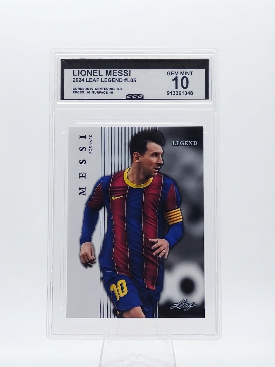 Lionel Messi 2024 Leaf Legend #L05 CCG Gem Mint 10