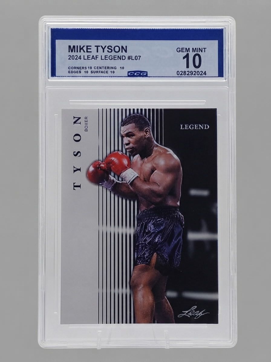 Mike Tyson 2024 Leaf Legend #L07 CCG Gem Mint 10