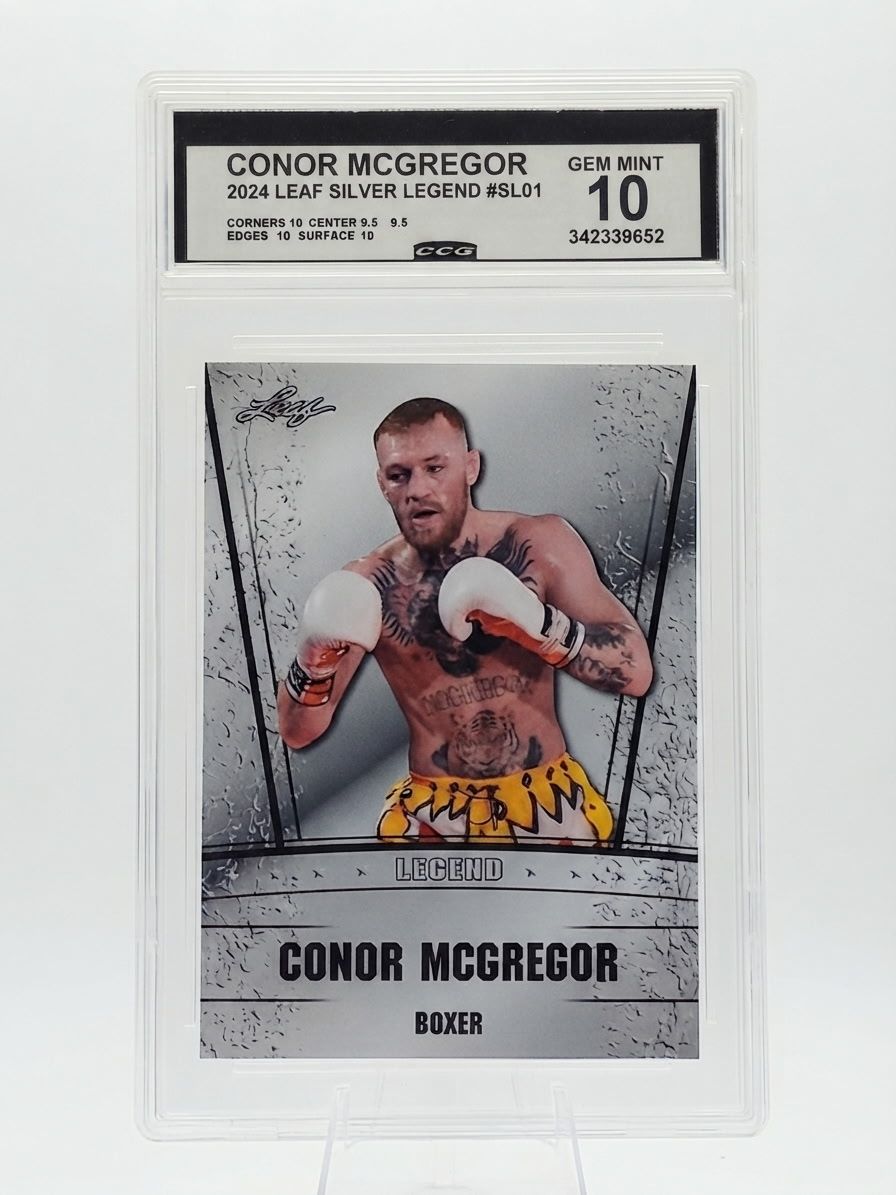 Conor Mcgregor 2024 Leaf Silver Legend #SL01 CCG Gem Mint 10