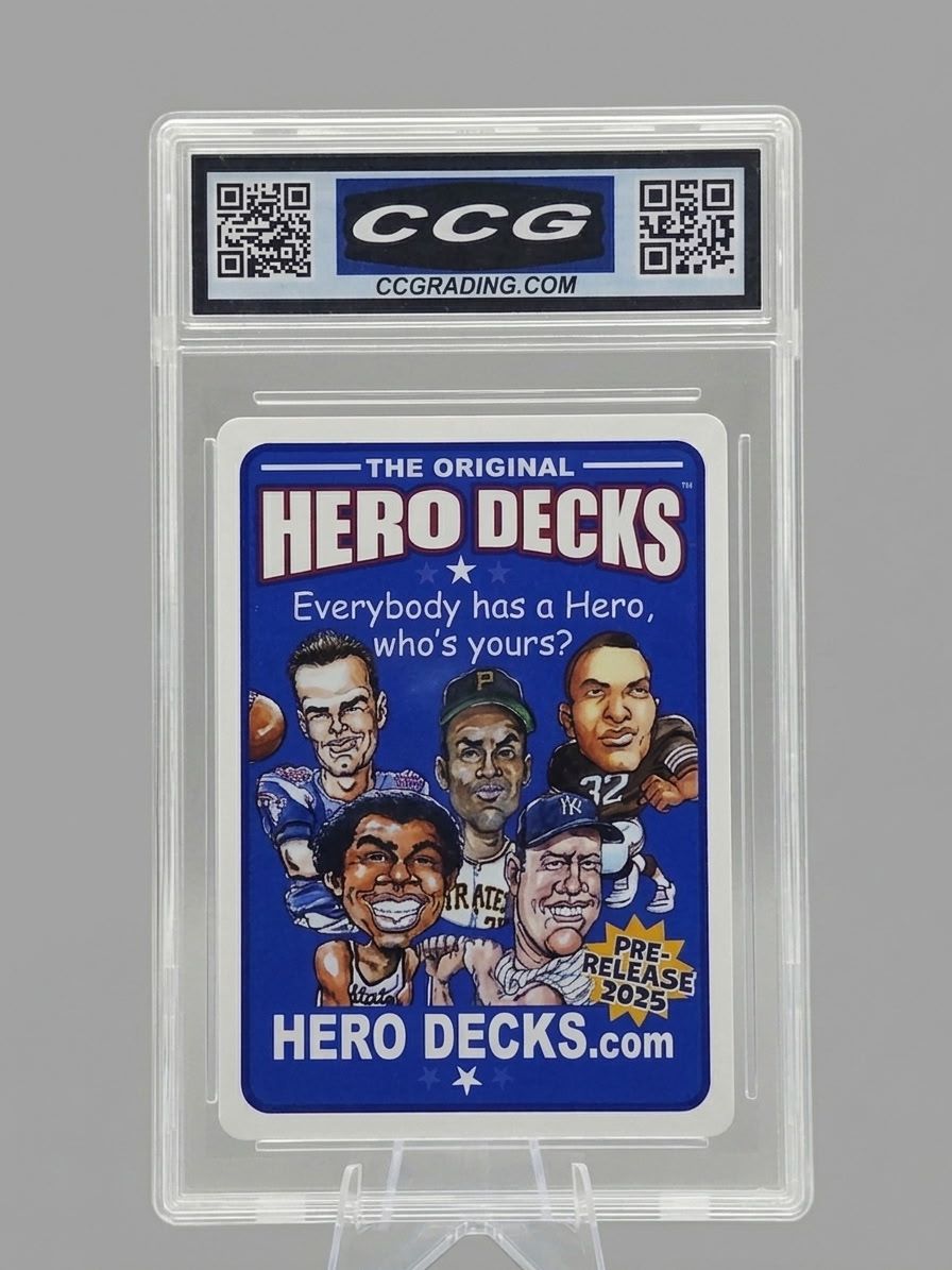 Lionel Messi Hero Deck Prototype Ace of Hearts CCG Gem Mint 10