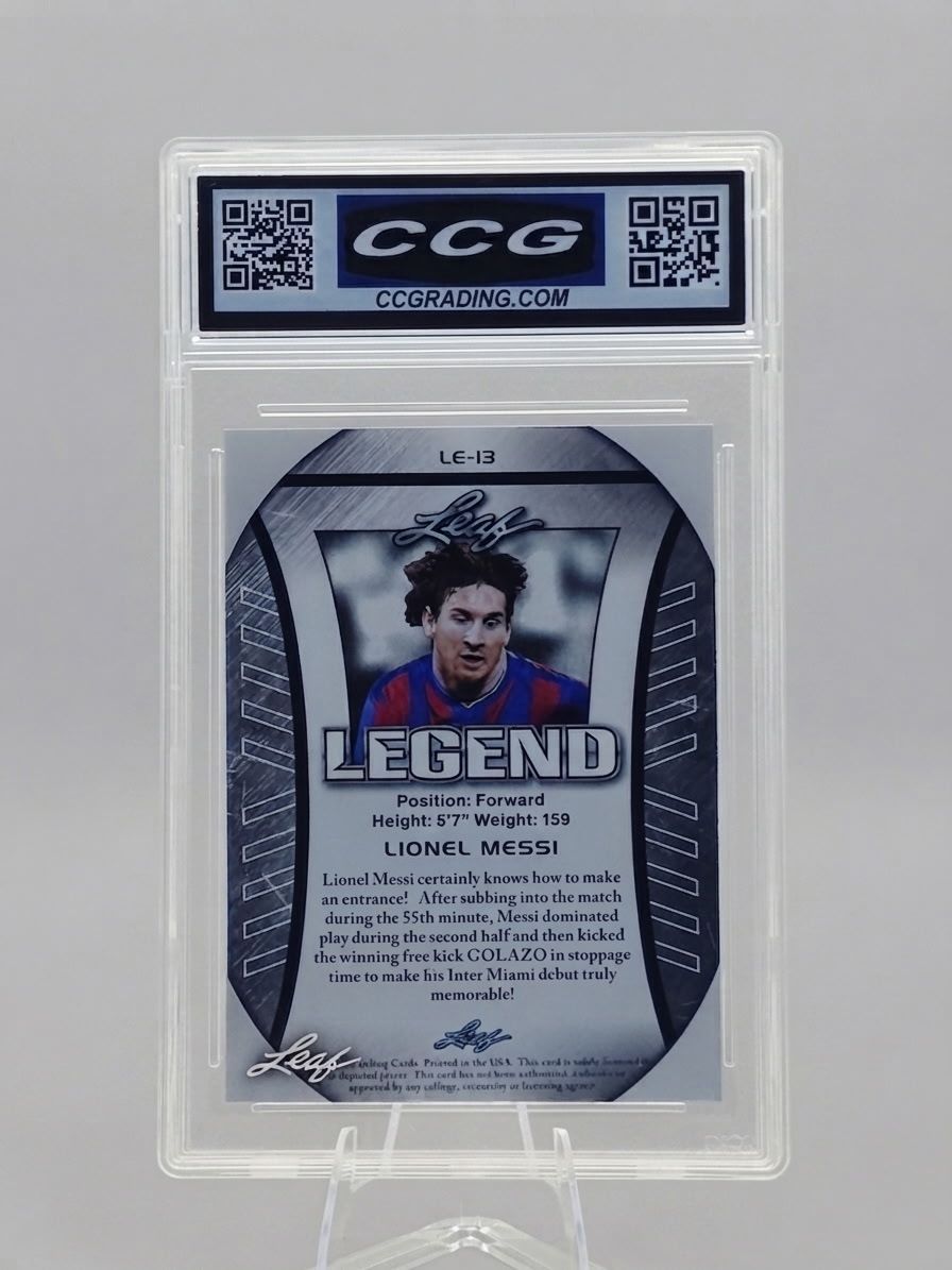 Lionel Messi 2024  #LE13 Exclusive Flag Edition CCG Gem Mint 10