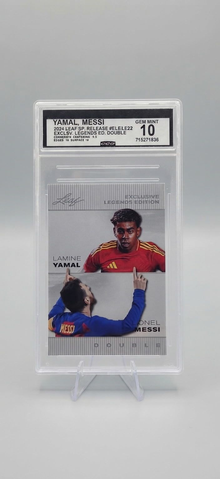 Yamal/Messi 2024 #ELE22 Legends Double CCG Gem Mint 10