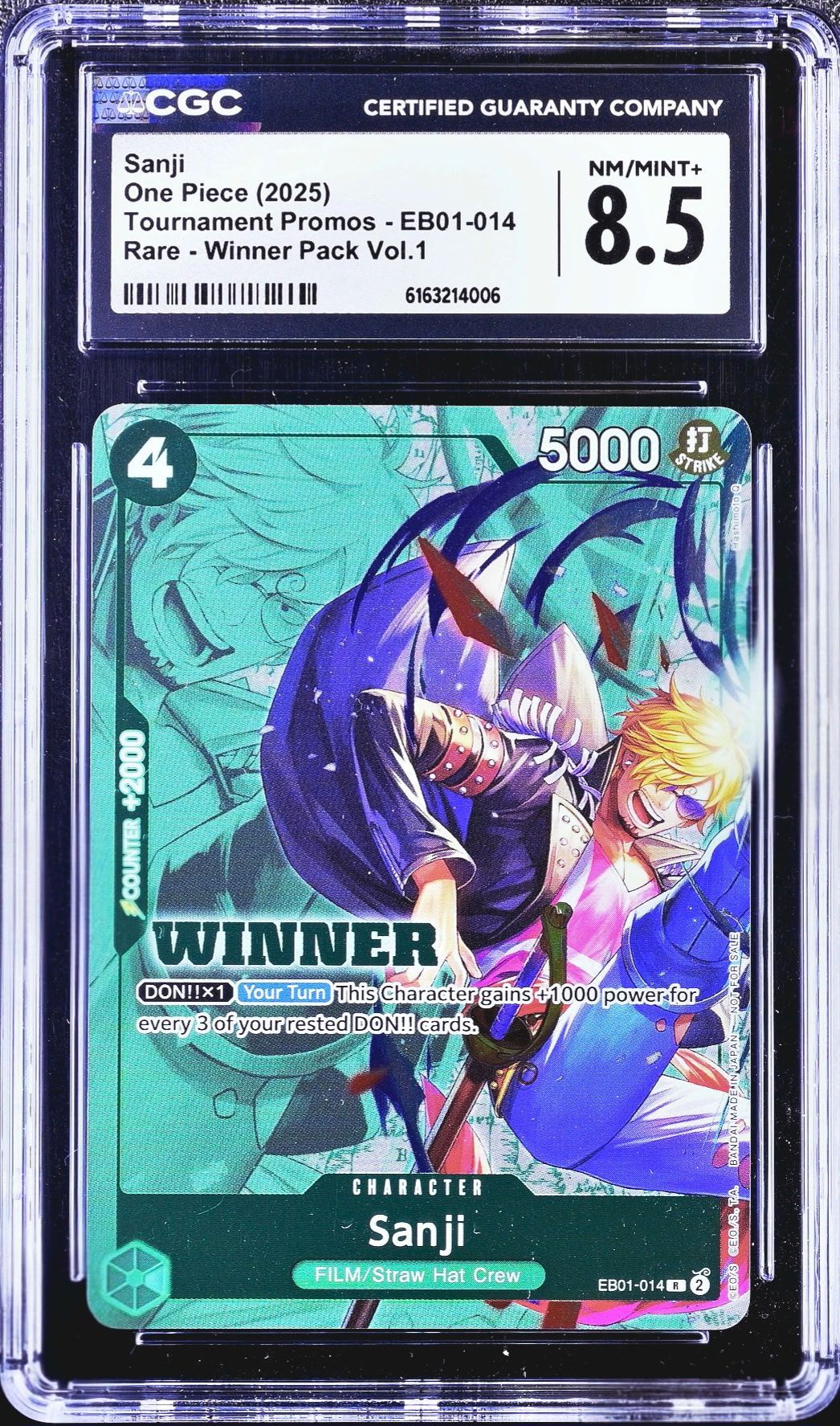 Sanji Tournament Winner Promo Vol1  EB01-014