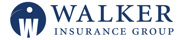 Walker Insurance Group logo in blue with a stylized white “W” icon and text.