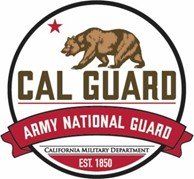 The cal guard army national guard logo is a california military department logo.