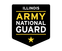 It is a logo for the illinois army national guard.