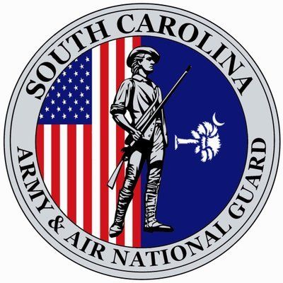 The logo for the south carolina army and air national guard