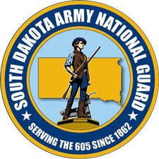 The logo for the south dakota army national guard