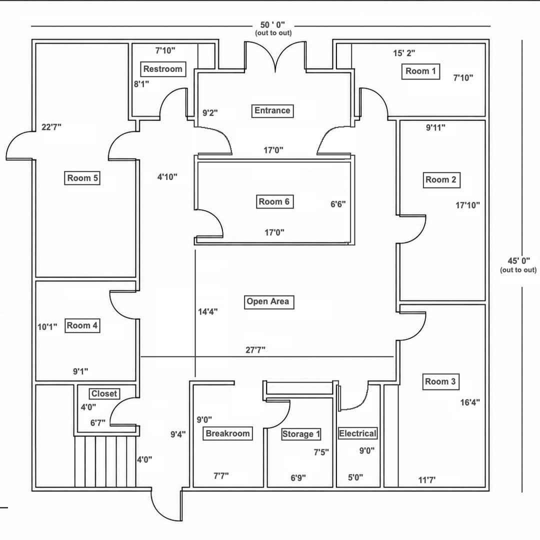 Katy Salon Rental Floor 1