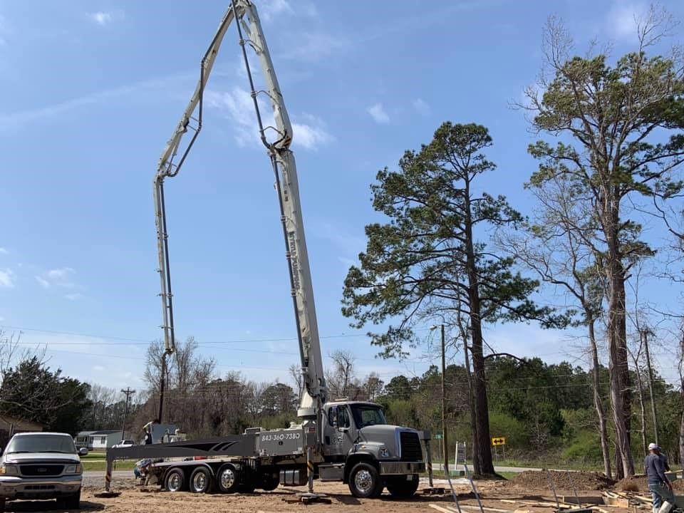 Boom Pumps Truck — Longs, SC — Myrtle Pumping LLC