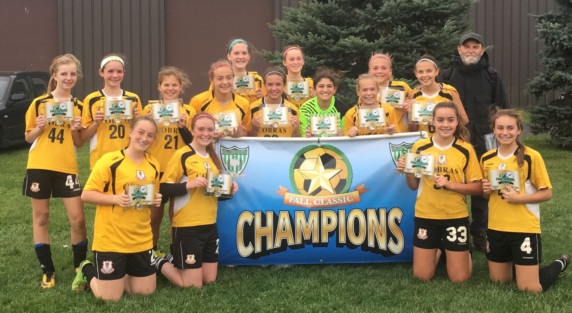 2017 U15 Club Ohio Fall Classic champions photo