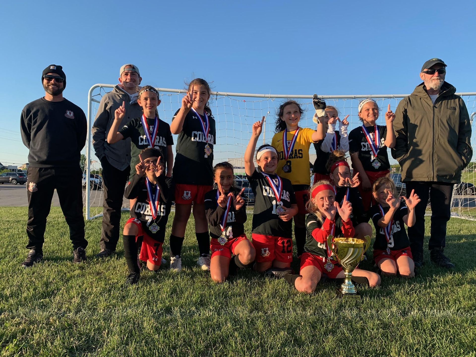 2021 U10 Memorial Day Classic champions photo