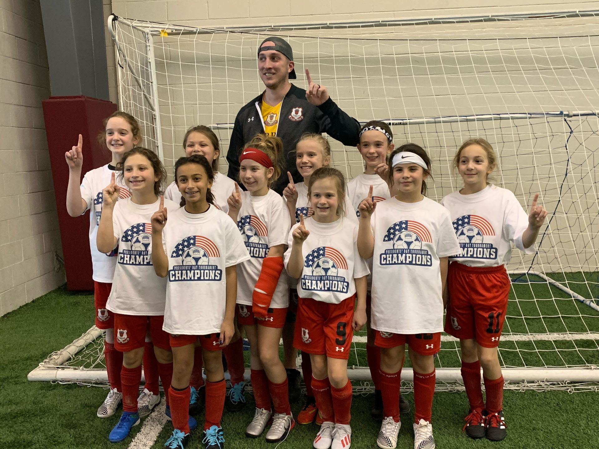 2021 U10 Presidents Day champions photo