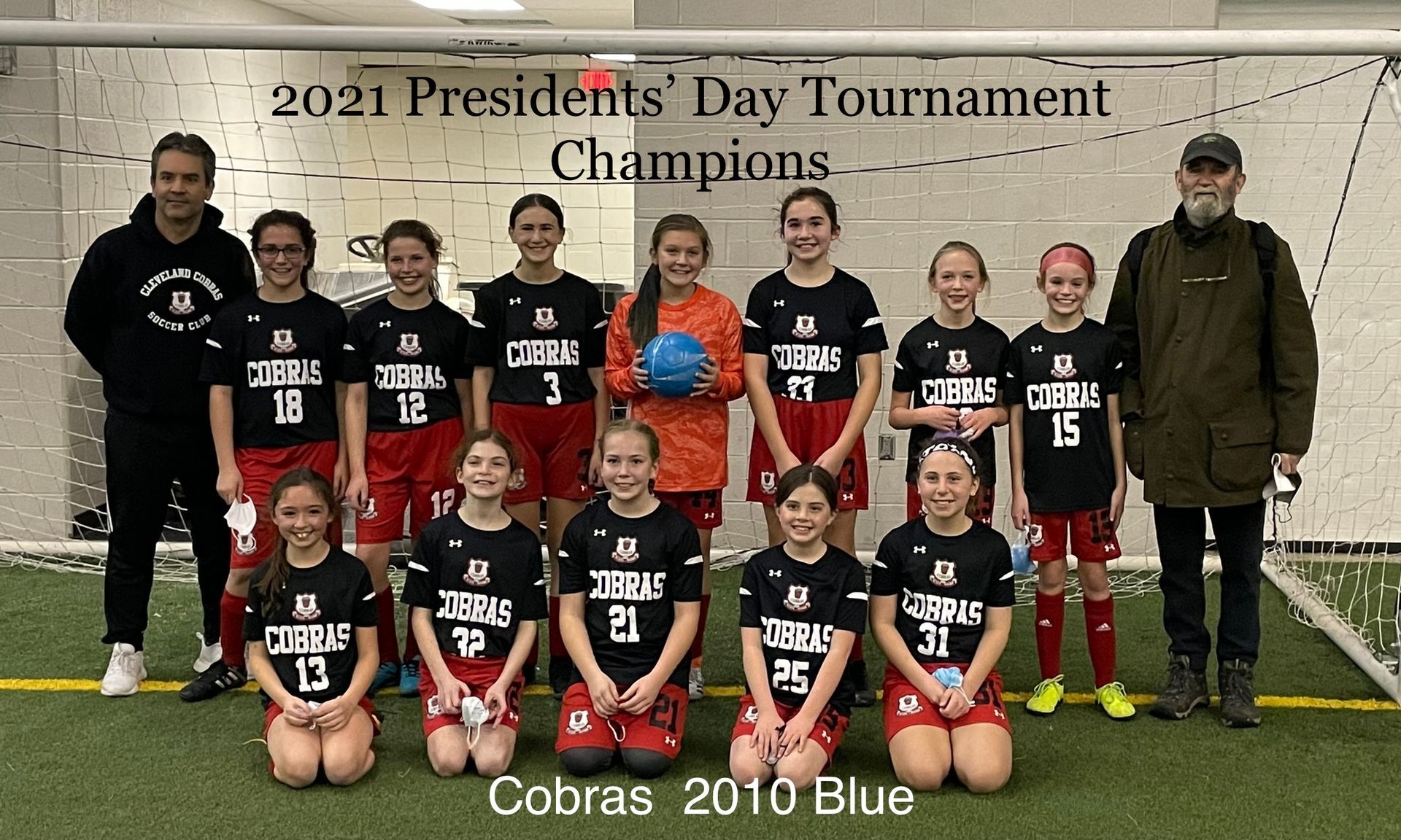 2021 U11 Presidents Day champions photo