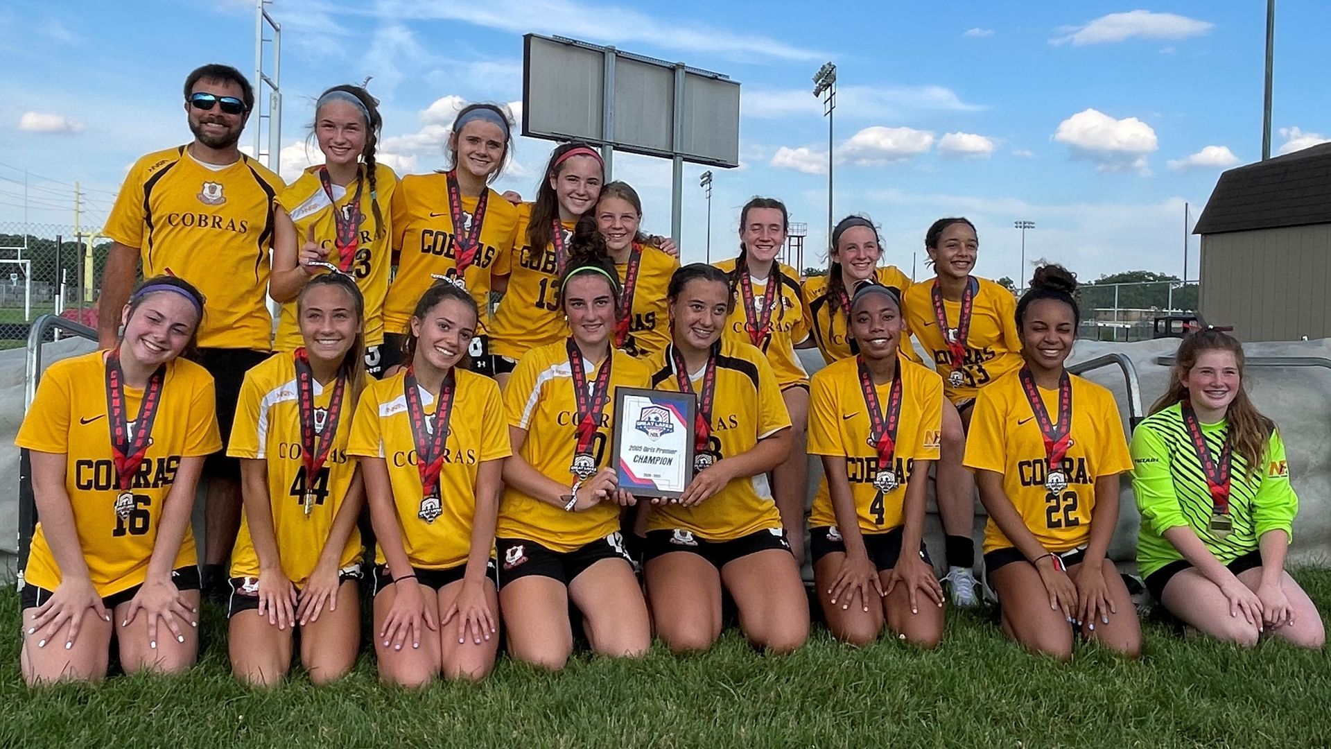 2021 U16 GLA Premier champions photo