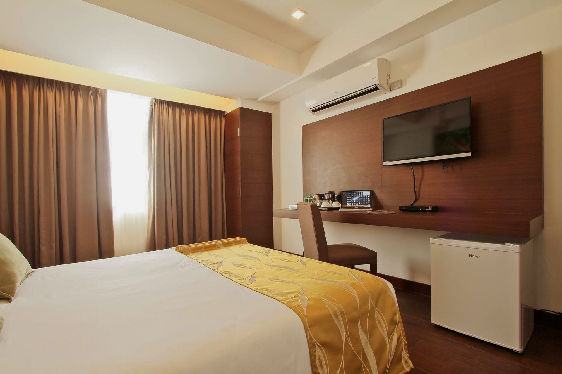 Comfortable hotel room at Harvest Hotel Cabanatuan City Philippines