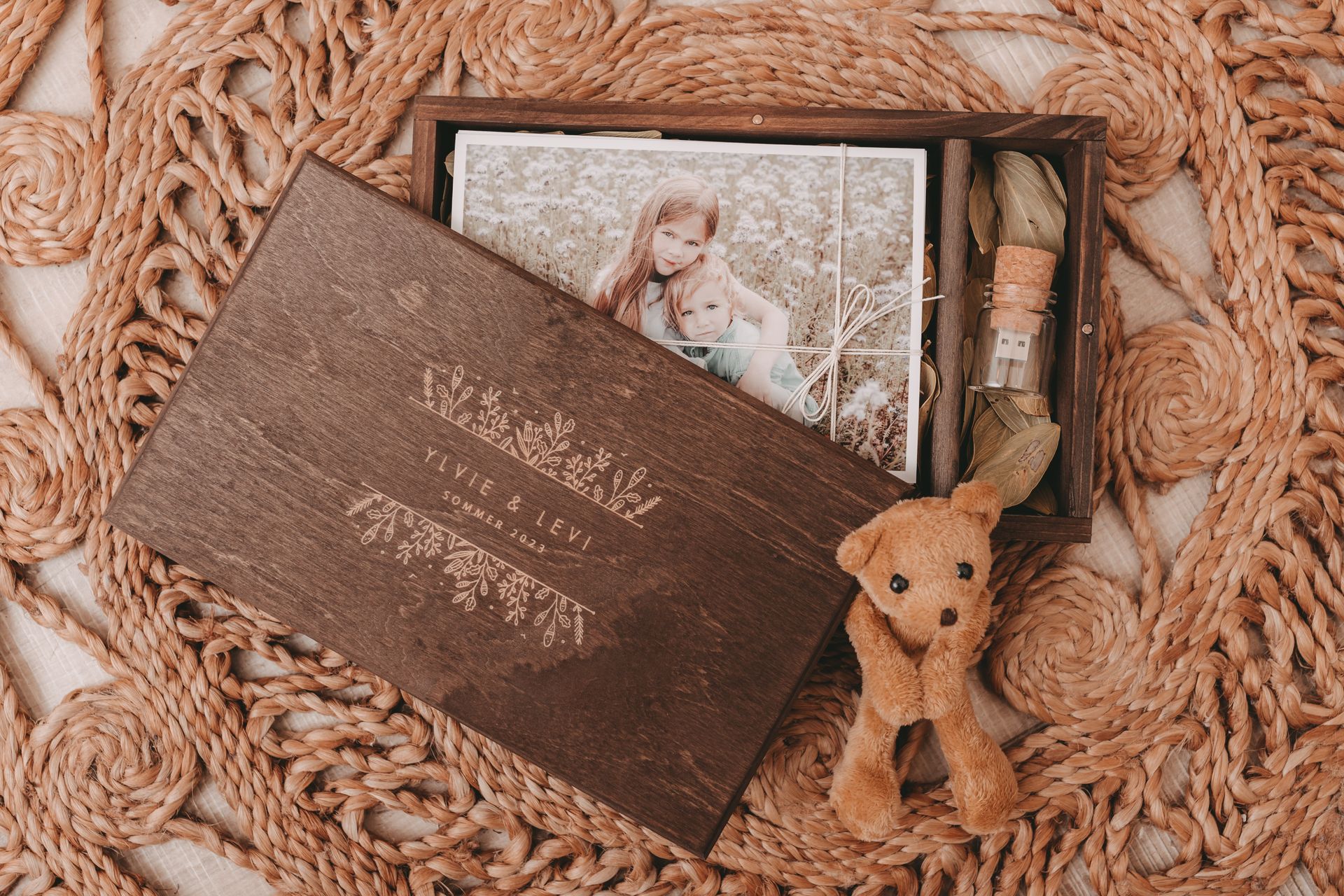 Erinnerungs-Holzbox