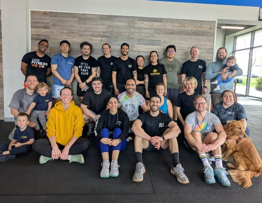 the gym members who took the charity class in 2025.