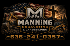 Manning Excavating & Landscaping logo