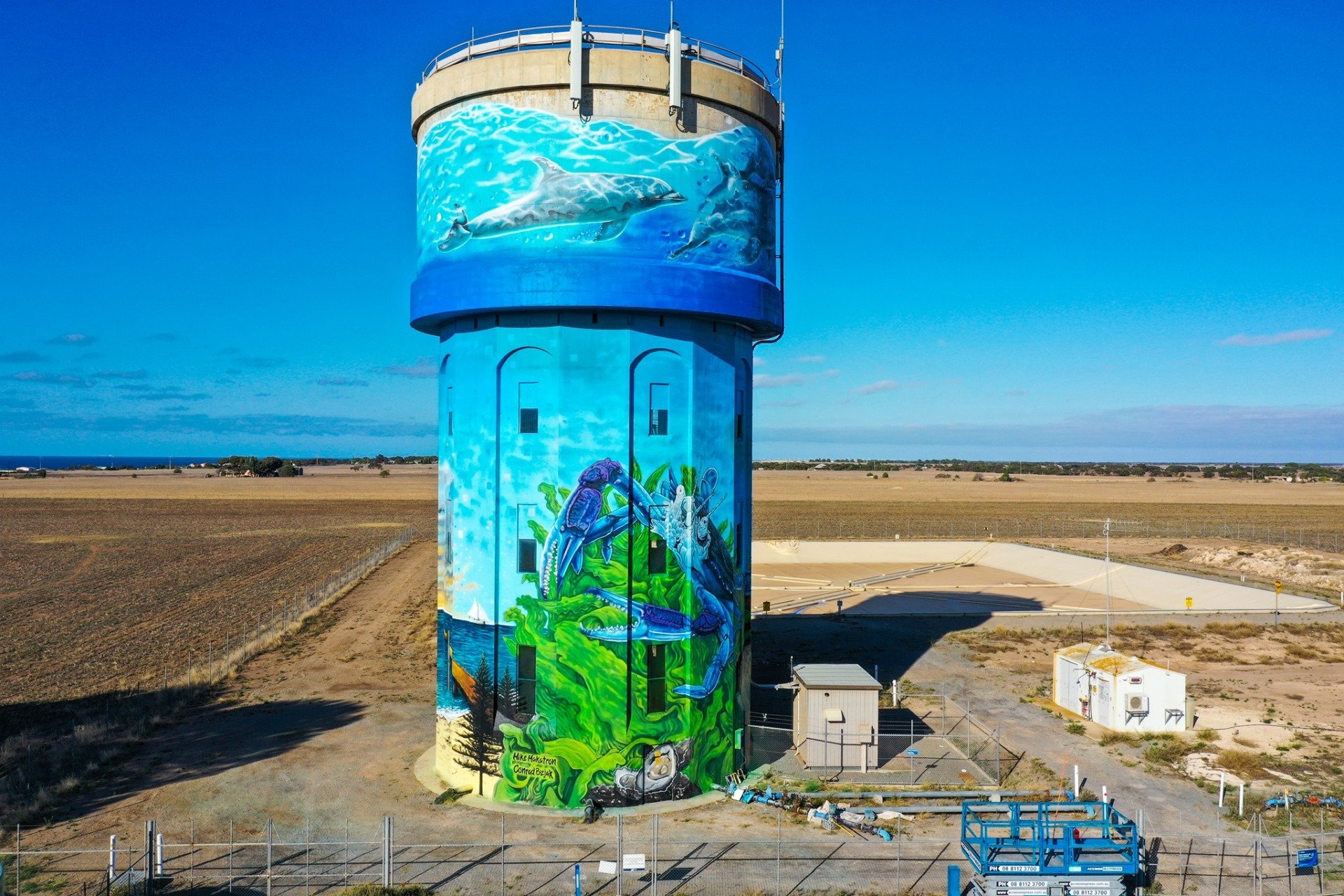 Stansbury Water Tower Art