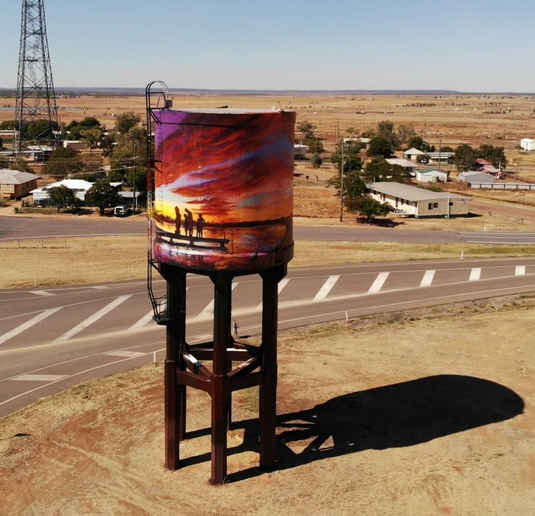 Hughenden (Mclaren Street) Water Tank Art