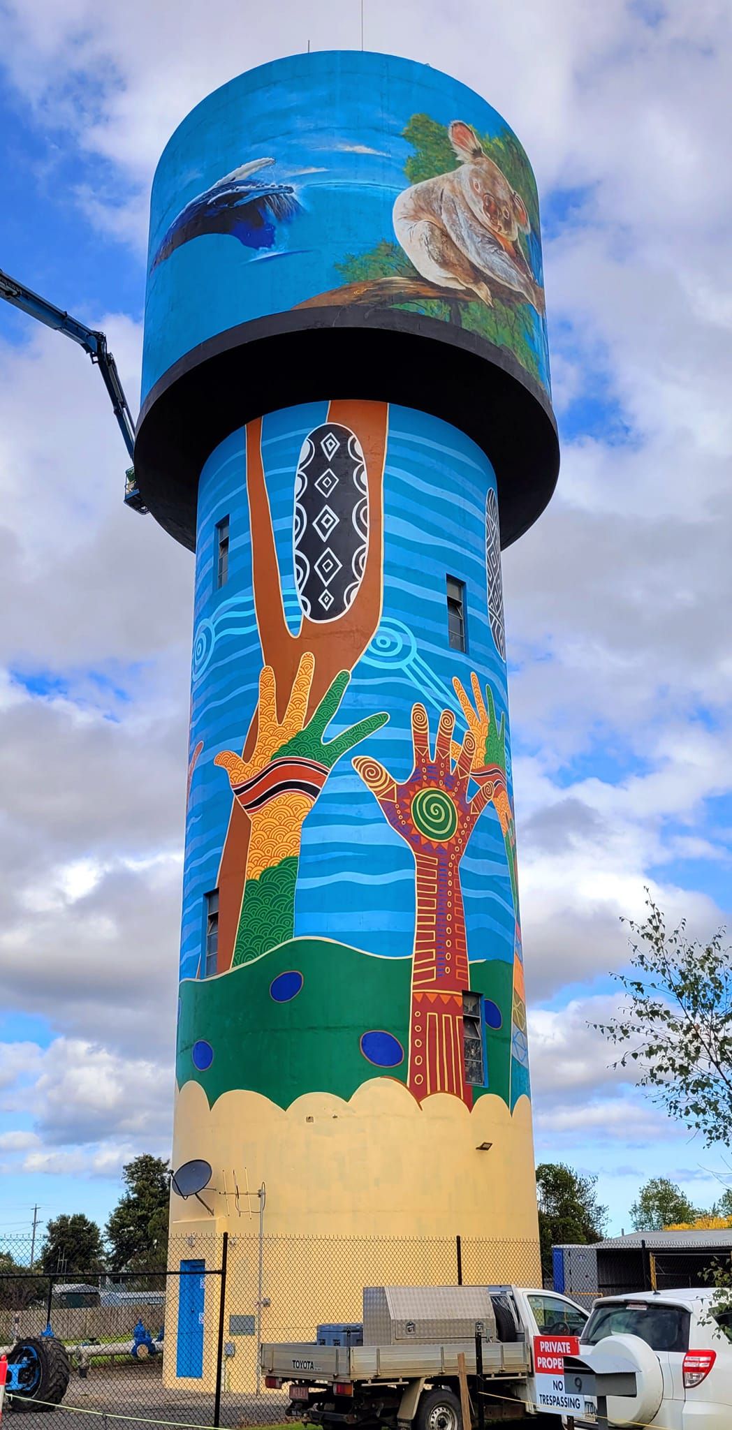 Yarram Water Tower Art