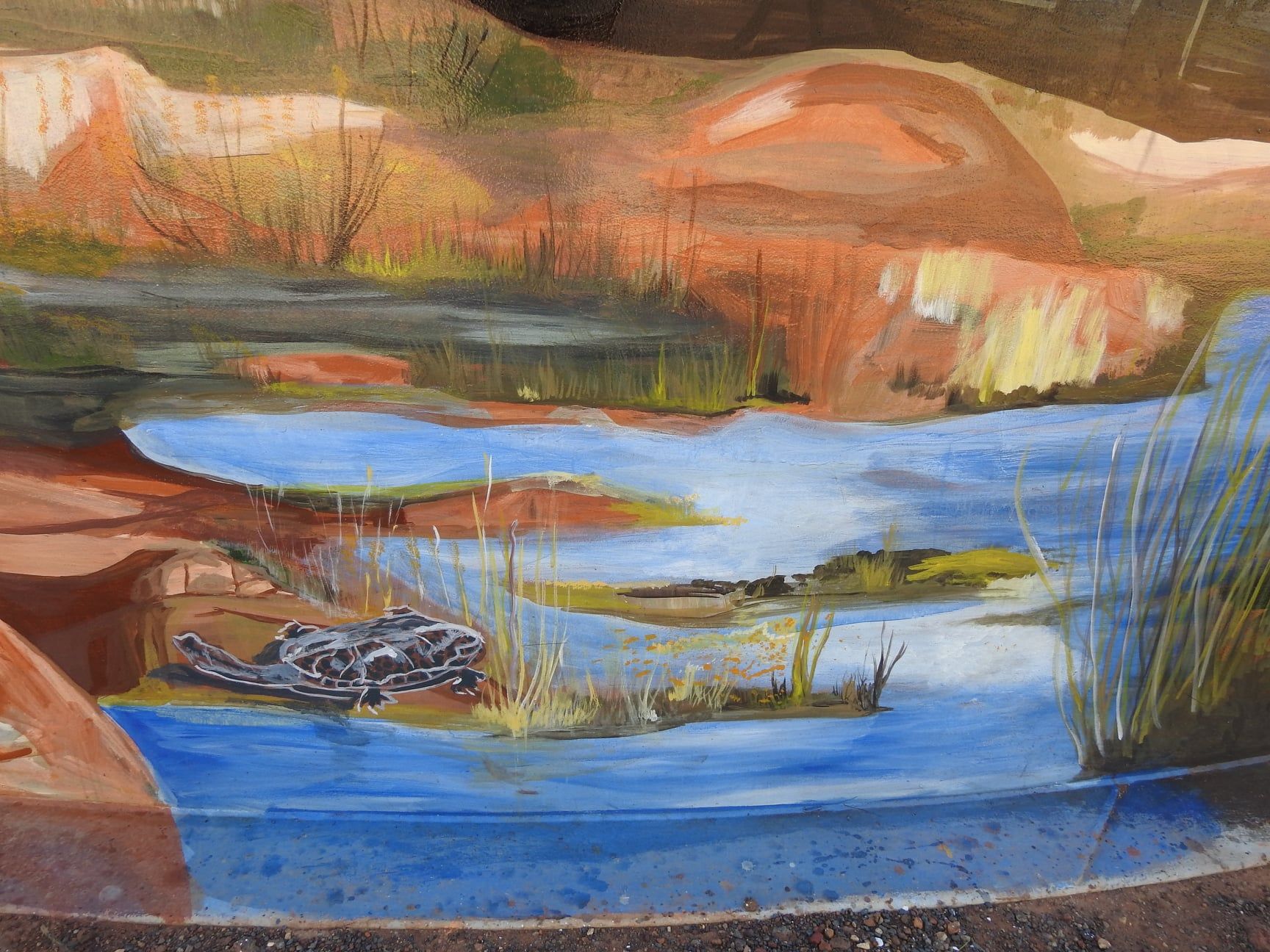 Mt Magnet Water Tank Art, Australian Silo Art Trail