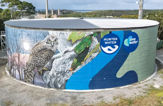 Bourke Water Tower Art, Australian Silo Art Trail