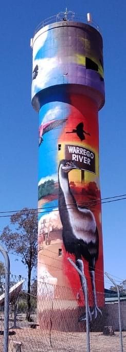 Augathella Water Tower, Australian Silo Art Trail
