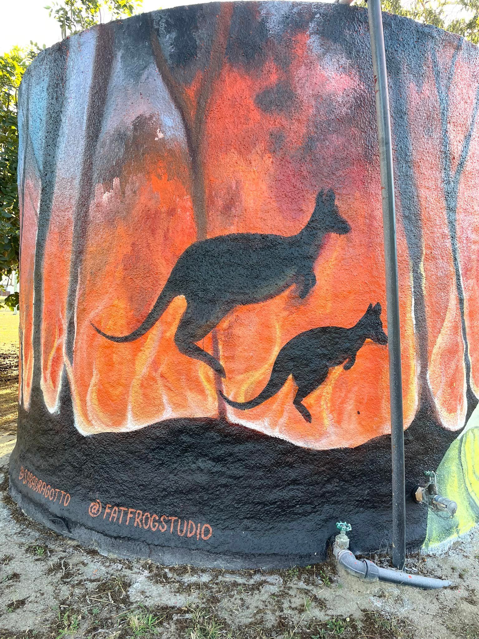 Biboohra Water Tank Art, Australian Silo Art Trail