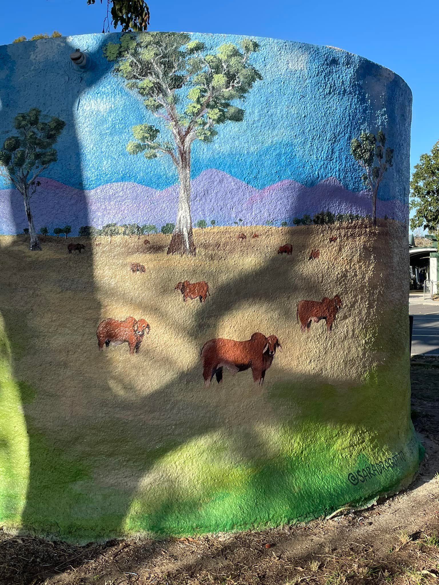 Biboohra Water Tank Art, Australian Silo Art Trail