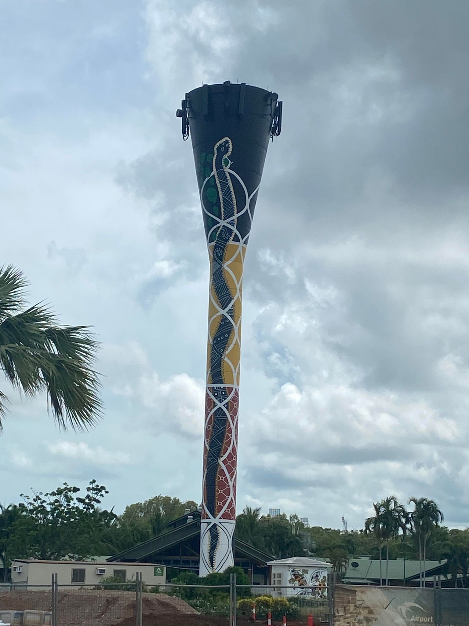 Darwin Digeridoo Water Tower Art, Australian Silo Art Trail