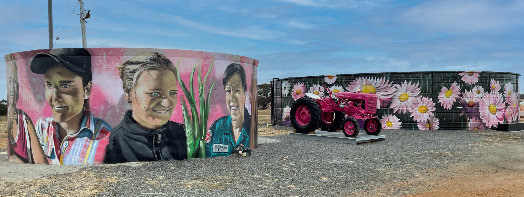 Gnowangerup Water Tank Art, Australian Silo Art Trail