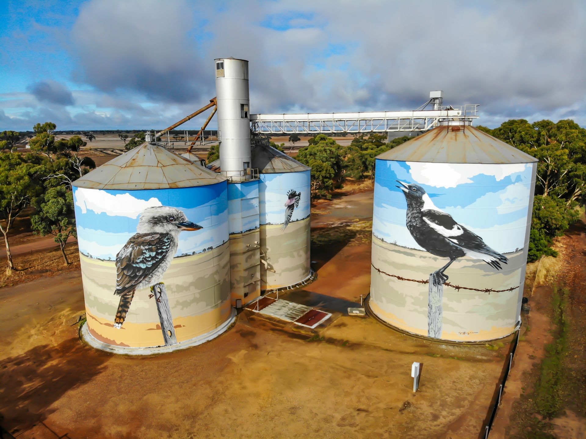 GrainCorp Silos at Goroke, Australian Silo Art Trail