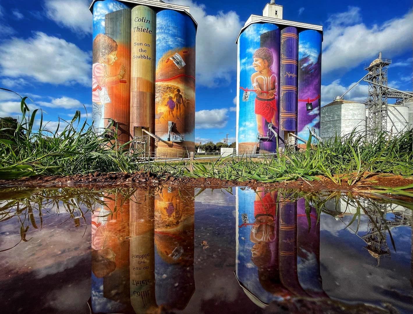 Euduna Silo Art Sam Bates