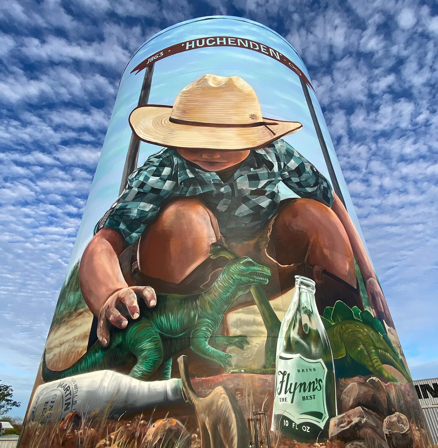 Hughenden Water Tower Art, Australian Silo Art Trail