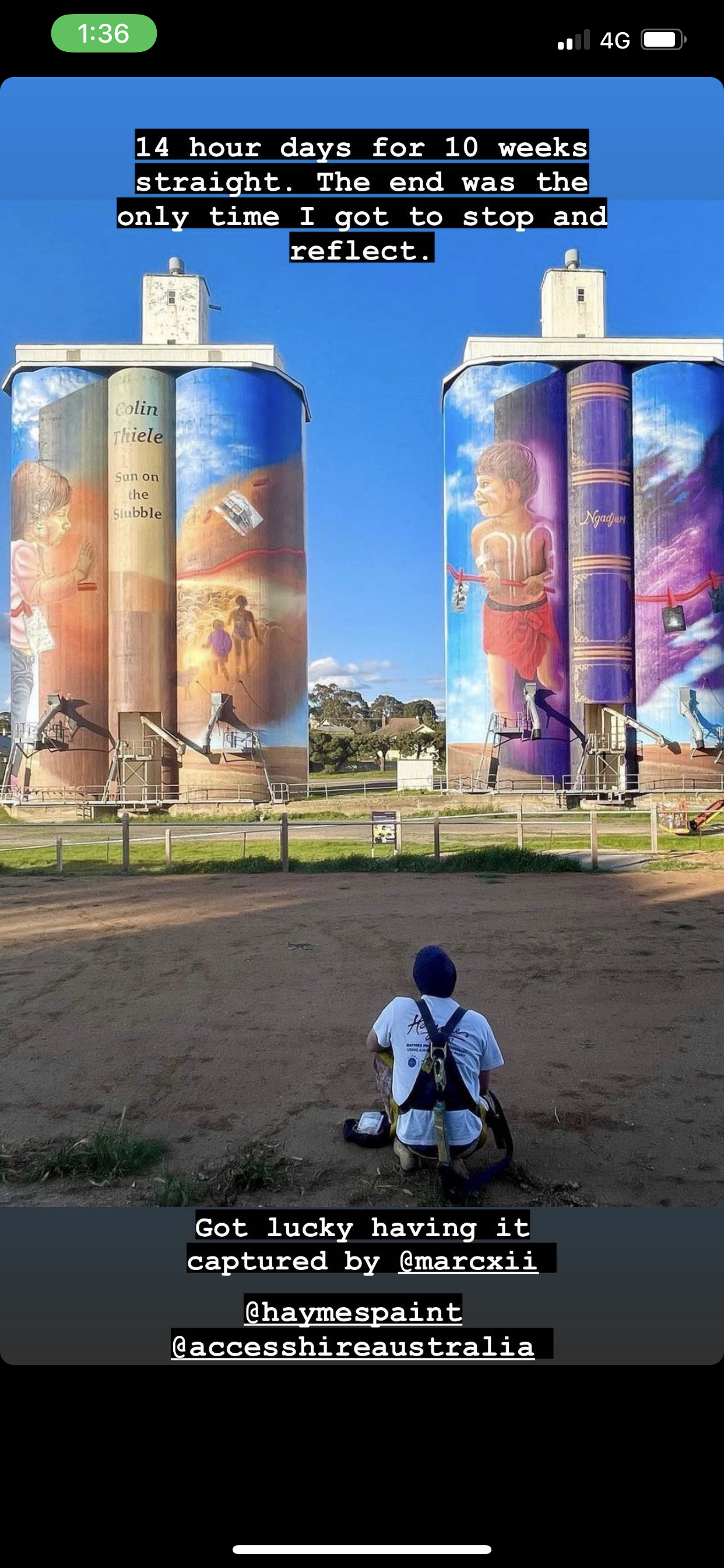 Euduna silo art