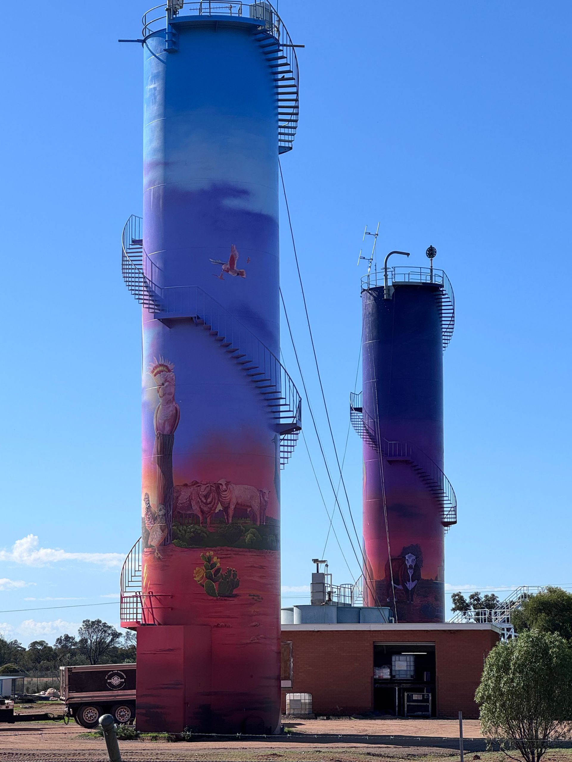 Bourke Water Tower Art, Australian Silo Art Trail